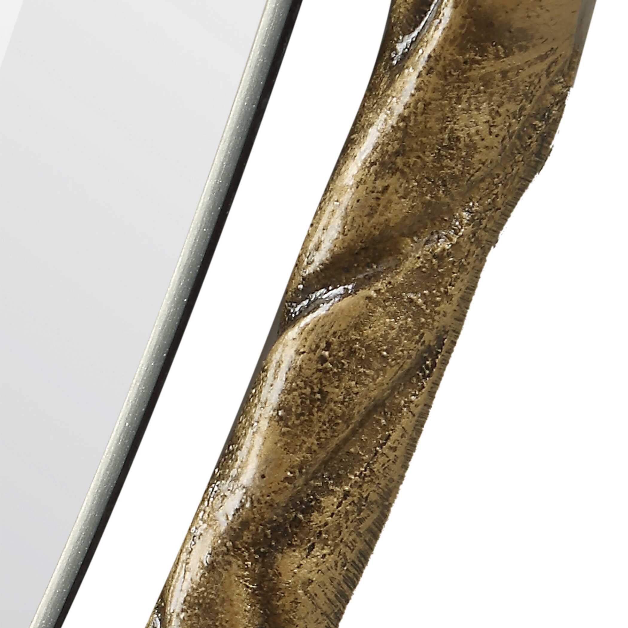 Twisted Branch Oval Mirror large image 