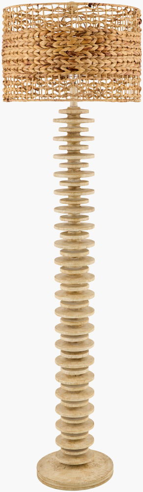 Ukwi Accent Floor Lamp, by Surya, 18" width x 65" height