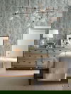 Textural Impremere Blue & Green Metallic Wallpaper thumbnail 3