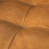 Svend 65.0L x 38.0W x 34.0H Tan Leather Love Seat Sofa thumbnail 11