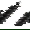 Accordion Black Wood Containers, S/2 thumbnail 0