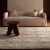 Jaipur Living Medak KEO14 Handknotted Striped White and Tan Area Rug, 6' width x 9' height x 0.33" depth thumbnail 7