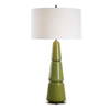 Mendell Moss Green Table Lamp, by Uttermost, 20" width x 39.5" height x 20" depth thumbnail 1
