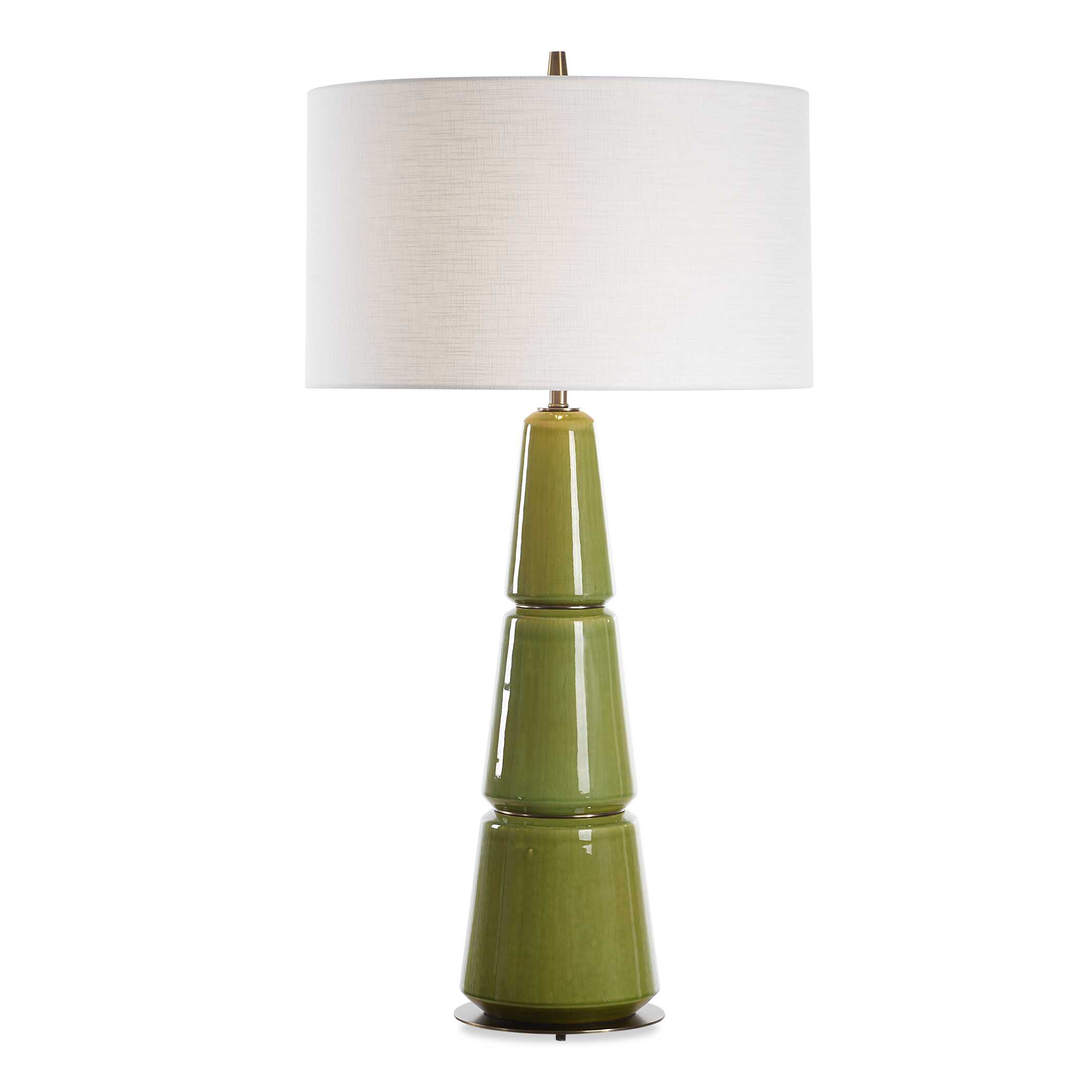 Mendell Moss Green Table Lamp large image 