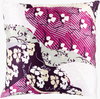 Geisha Accent Pillow, Decorative Pillow by Surya, 18" length x 18" width thumbnail