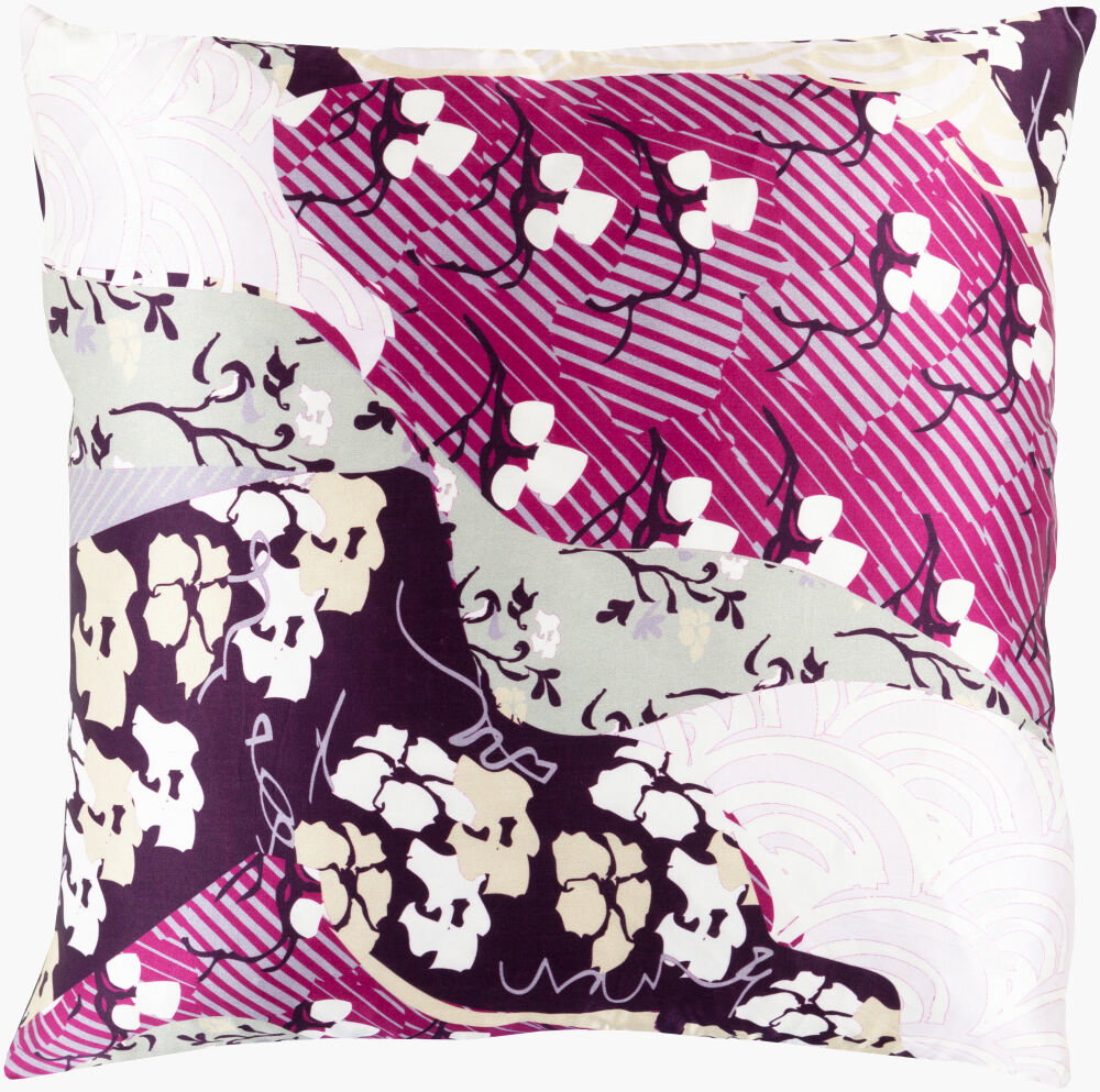 Geisha Accent Pillow, Decorative Pillow by Surya, 18" length x 18" width