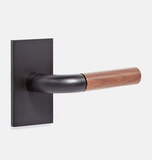 Online Designer Other Tumalo Walnut Lever Tube Latch Interior Door Set, Oil-Rubbed Bronze Plain