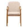 Wembley Outdoor Dining Chair Set of 2 Beige thumbnail 1
