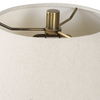 Meryl Aged White Table Lamp, by Uttermost, 20" width x 24.5" height x 20" depth thumbnail 7