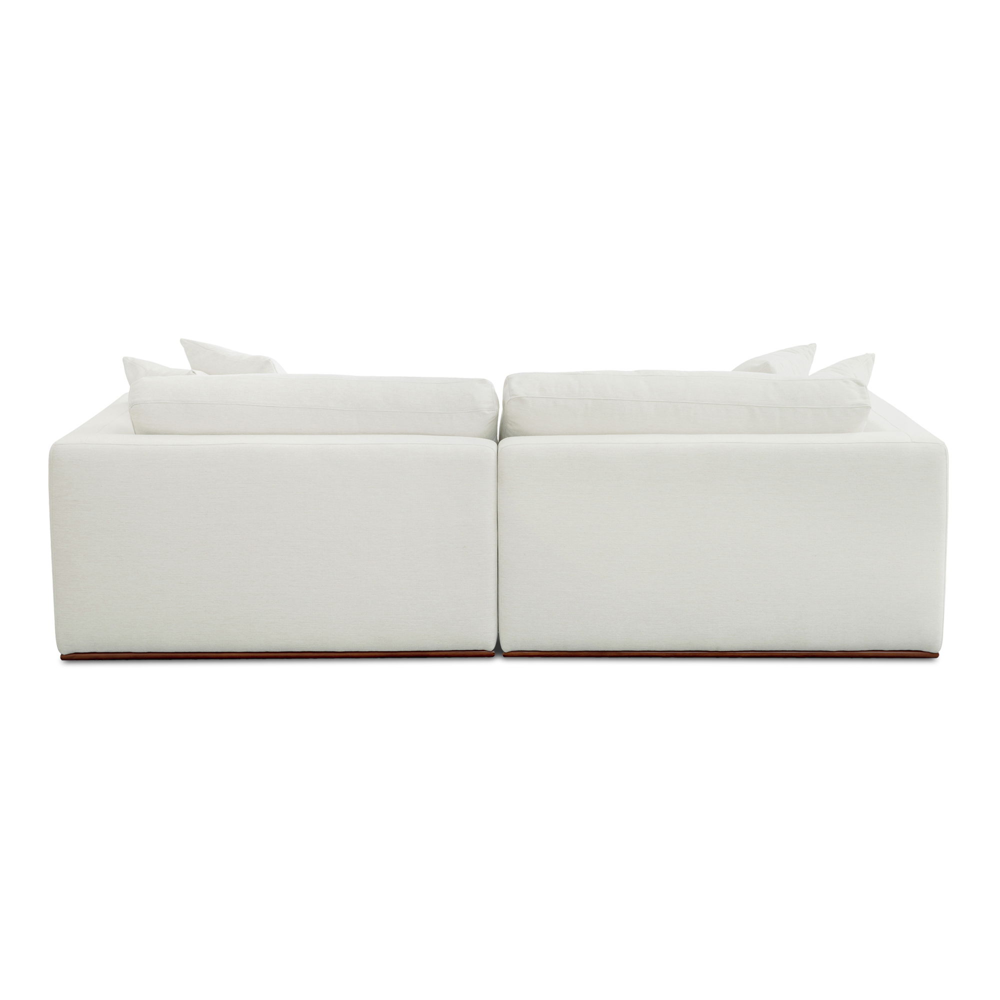 Rue Nook Modular Sectional Off White, Sectional Sofa by Moe's Home, 95.2" width x 23.6" height x 81.8" depth View 5