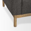 Hale Sofa with Medium Brown Wood and Gray Fabric thumbnail 10
