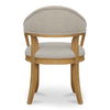 Carlos Dining Chair Taupe, by Moe's Home, 22.3" width x 33.9" height x 21.3" depth thumbnail 4