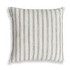 Basket Stripe Rattan Outdoor Pillow, Decorative by Uttermost, 20" width x 20" height x 8" depth thumbnail 1
