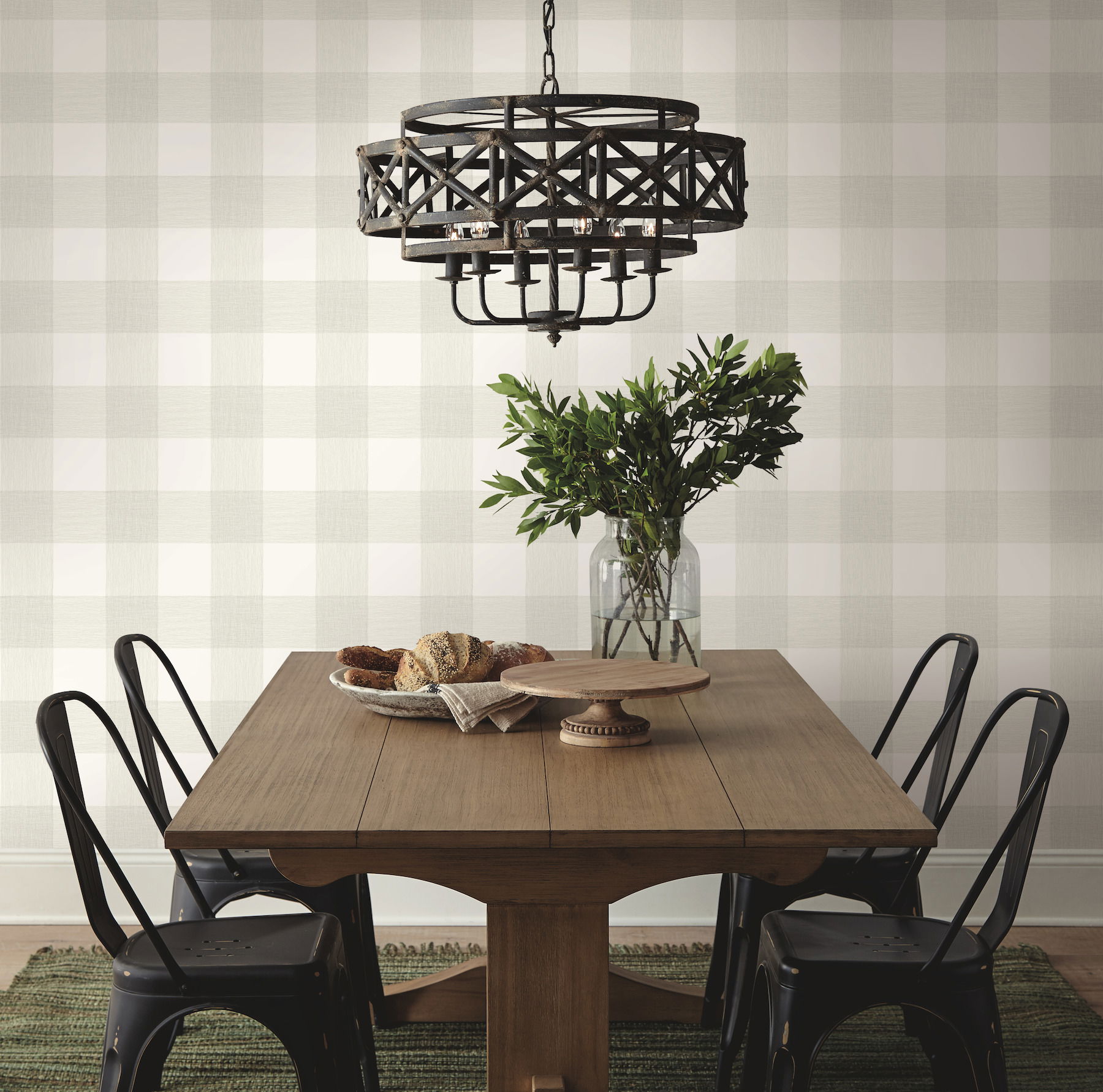 Common Thread Fog Green Wallpaper, by York Wall, 33' length x 1'8.5" width x 0.02" depth View 3