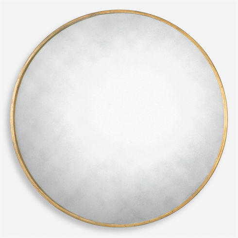 Junius Round Gold Mirror