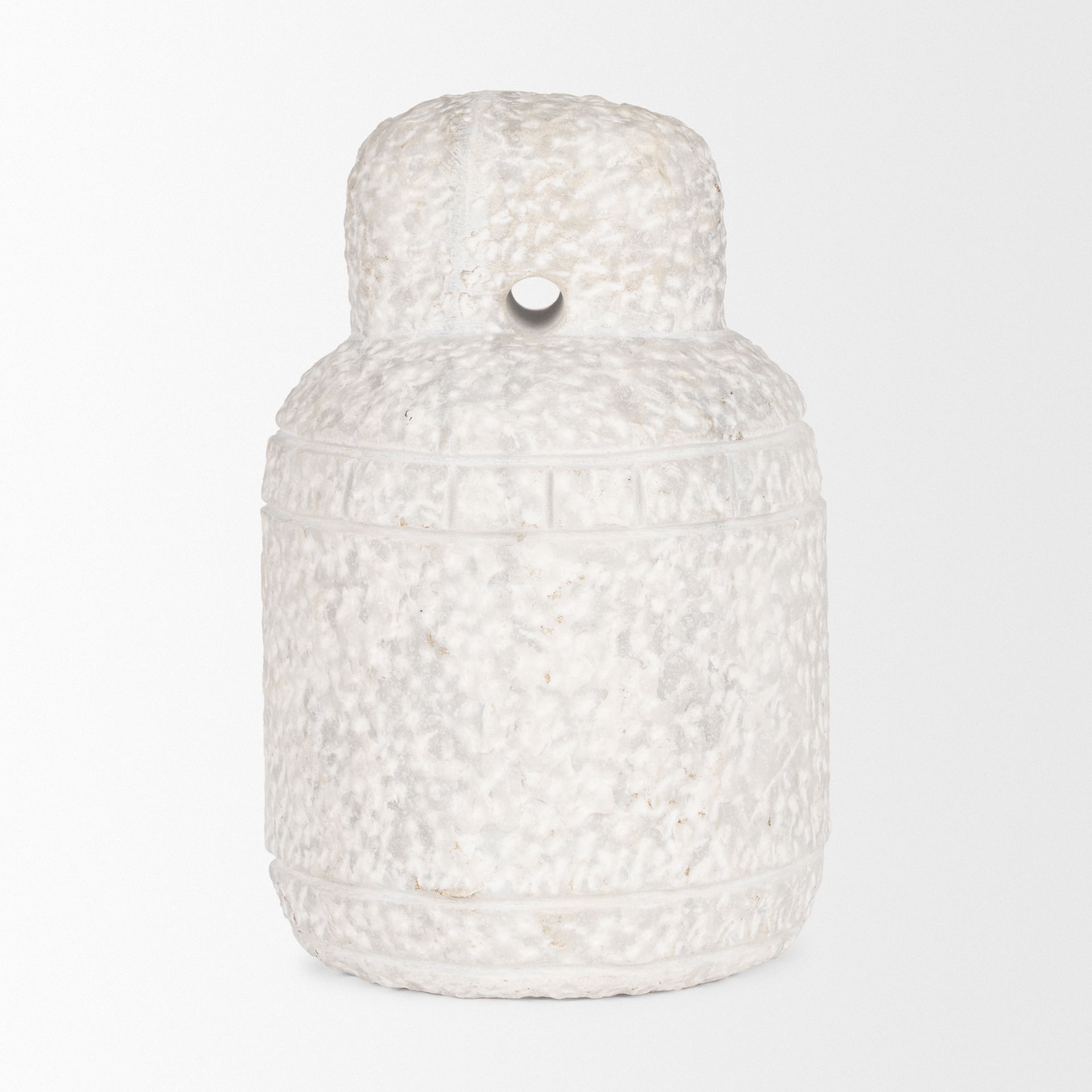Irina Large White Marble Door Stopper, Decorative Object by Mercana, 6.5" length x 6.5" width x 10" height View 4