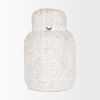 Irina Large White Marble Door Stopper, Decorative Object by Mercana, 6.5" length x 6.5" width x 10" height thumbnail 4