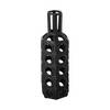 Brunel Large Black Drum-Shaped Ceramic Vase, by Mercana, 3.94" length x 3.94" width x 12.01" height thumbnail 1