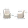 Bowie Swivel Chair White thumbnail 8