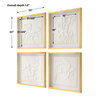 Fourfold Framed Prints Set/4, Art by Uttermost, 22" width x 22" height x 1.5" depth thumbnail 3