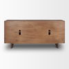 Varenna 4 Door Dark Brown Wood with Rope Handles Sideboard thumbnail 5