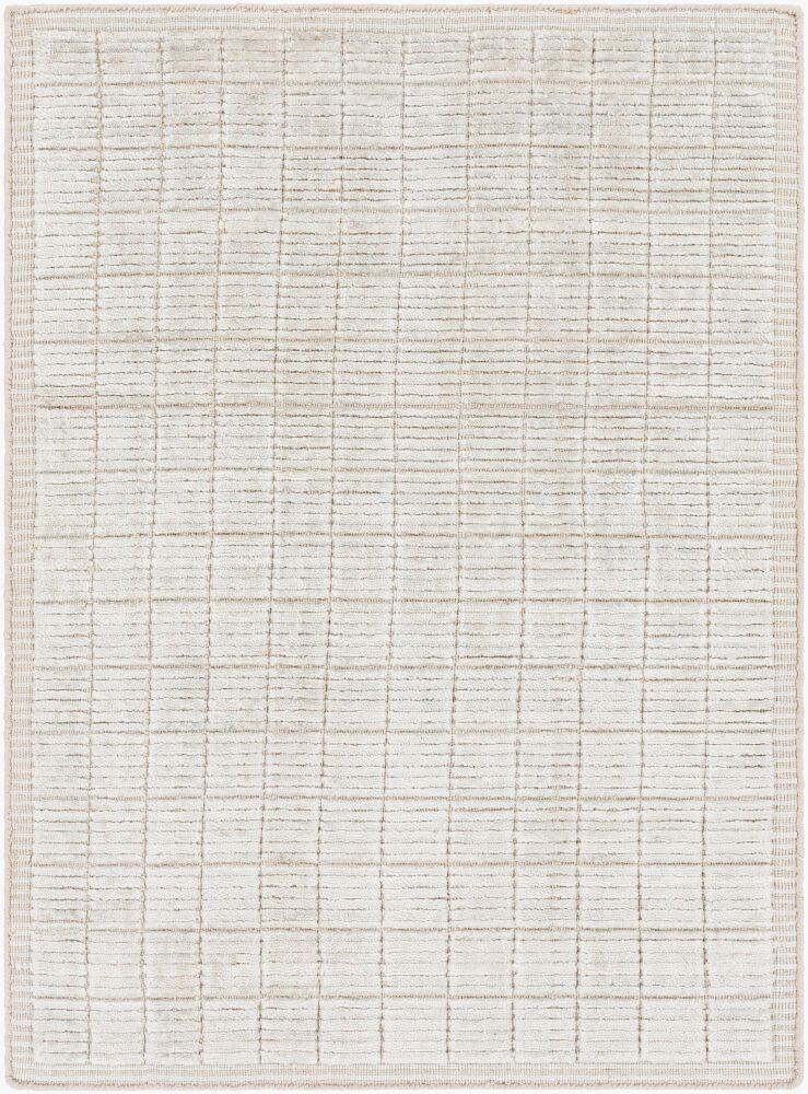 Carre Handmade Rug, by Surya, 3' length x 2' width