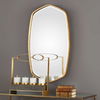 Duronia Antiqued Gold Mirror, by Uttermost, 22.25" width x 36.13" height x 1.75" depth thumbnail 5