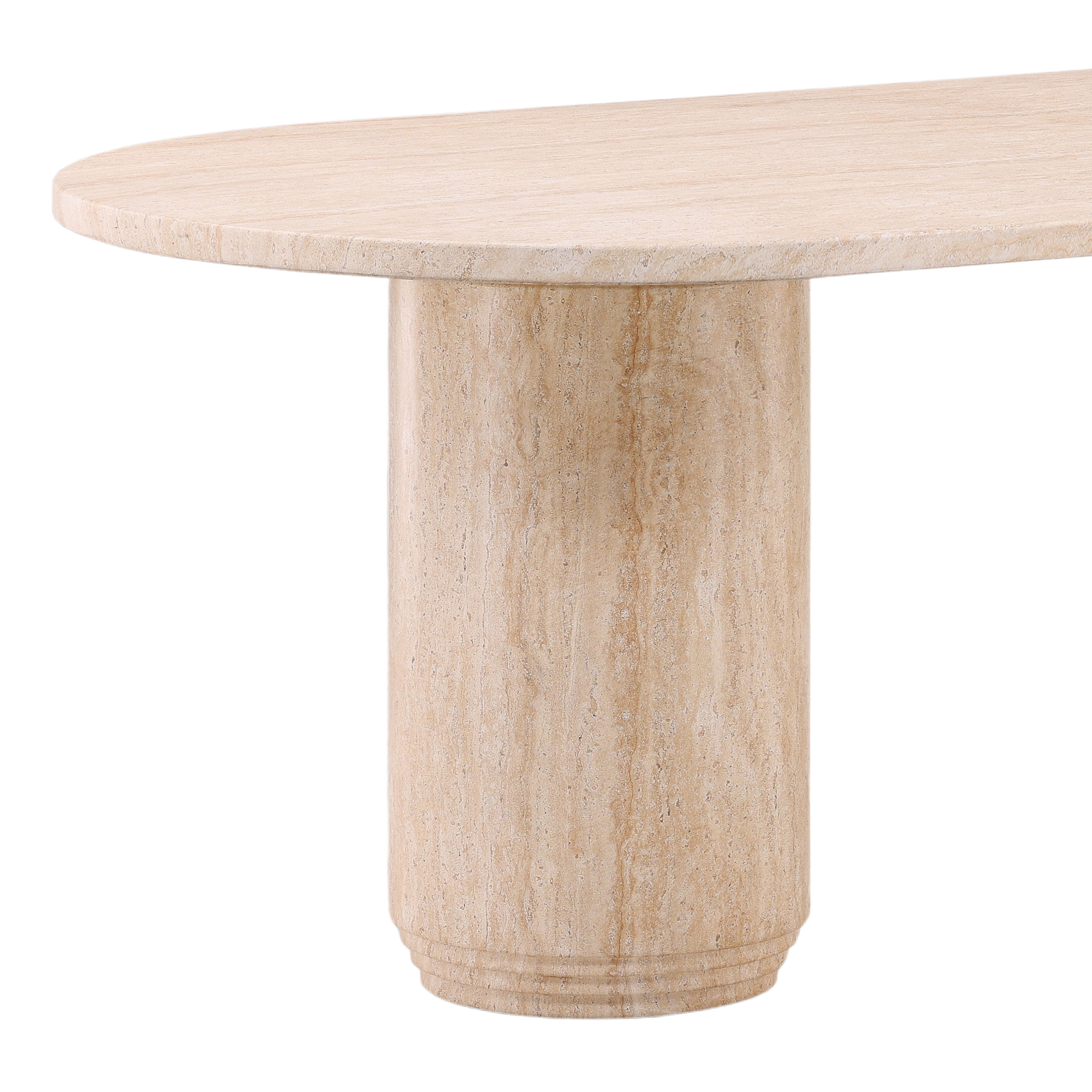 Jimenez Outdoor Dining Table Natural large image 