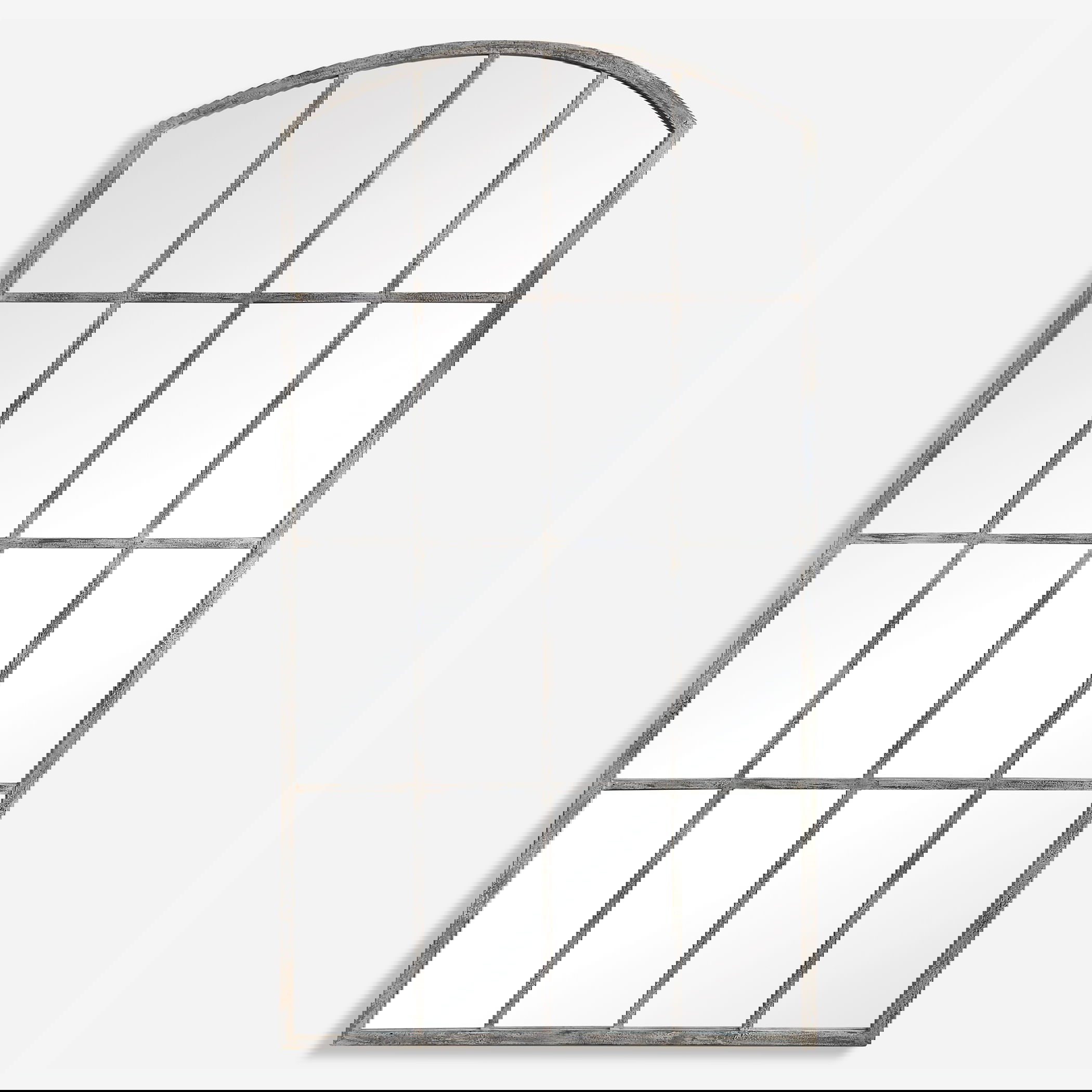 Amiel Ivory Arched Mirror, by Uttermost, 42.25" width x 82" height x 1.5" depth View 1