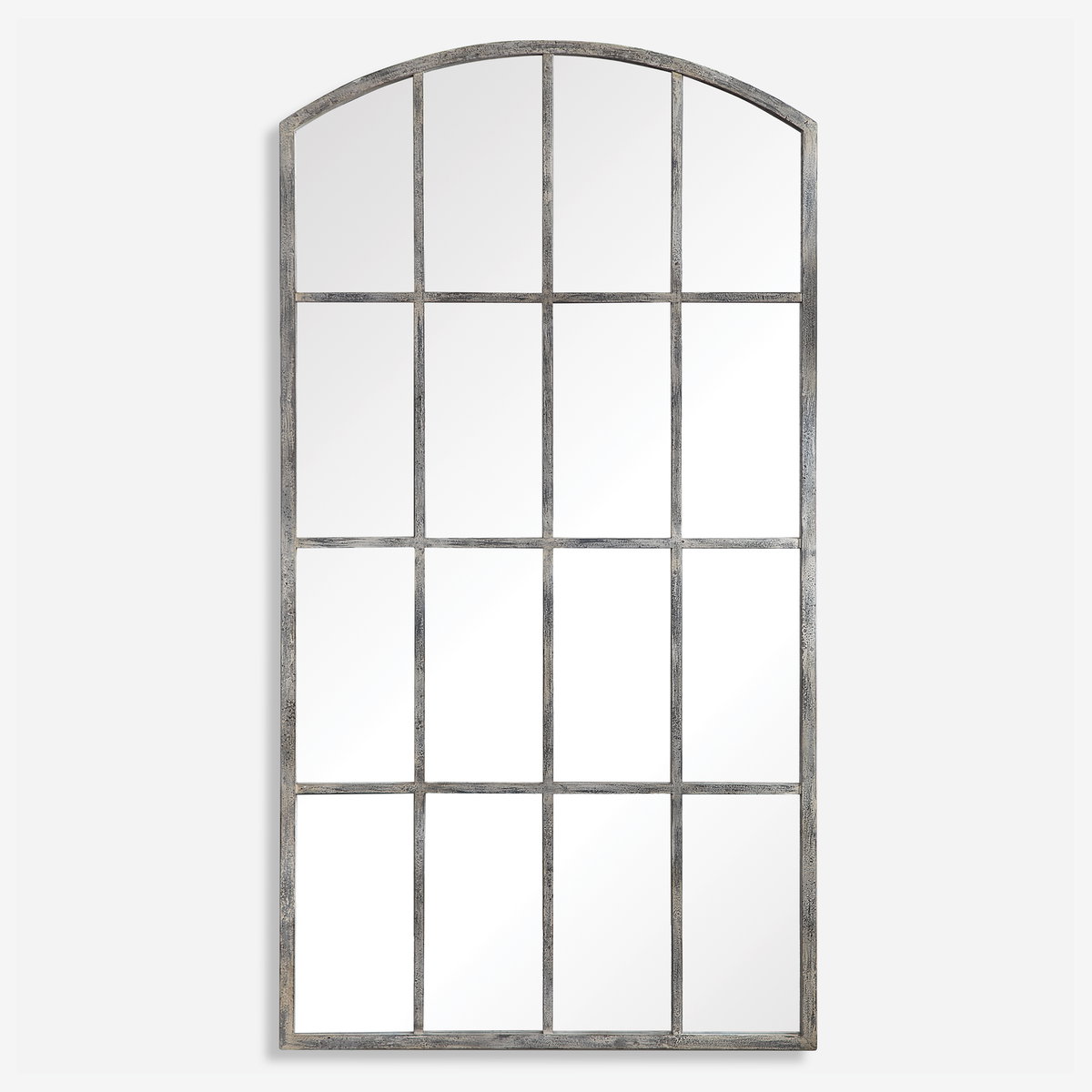 Amiel Ivory Arched Mirror, by Uttermost, 42.25" width x 82" height x 1.5" depth View 1