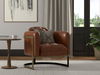 Finn Leather Club Chair, Havana Brown thumbnail 13