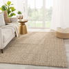 Oceana Natural Solid Light Gray/ Tan Area Rug thumbnail 2