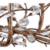 Crystal Bud 8 - Light Chandelier, by Currey and Company, 33" width x 33" height x 33" depth thumbnail 6