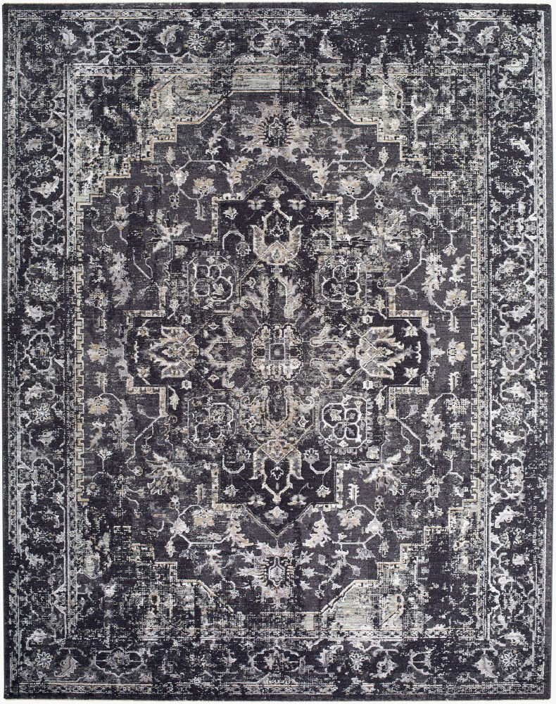 Gakko Machine Woven Rug, by Surya, 7'4.58" length x 4'11.84" width