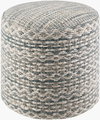 Okapa Pouf, Ottoman by Surya, 16" width x 16" height thumbnail