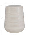 Desert Plains White Glaze Garden Stool thumbnail 2