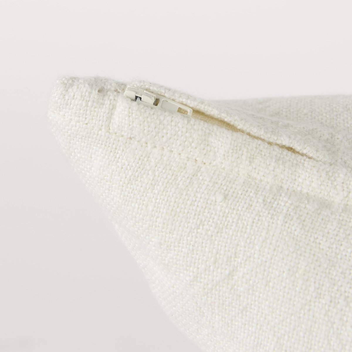 Patrice 22 x 22 Cream With Gray Stripes Decorative Pillow Cover, by Mercana, 22" length x 22" width x 0.2" height View 9