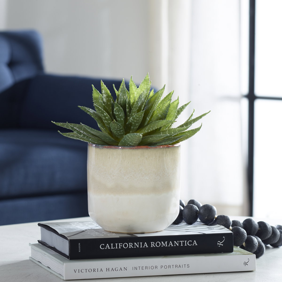 Doha Succulent Accent, Artificial Plants & Flower by Uttermost, 11" width x 10.5" height x 9" depth View 2