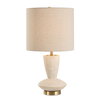 Doreyn Ivory Table Lamp, by Uttermost, 14" width x 25.75" height x 14" depth thumbnail 1