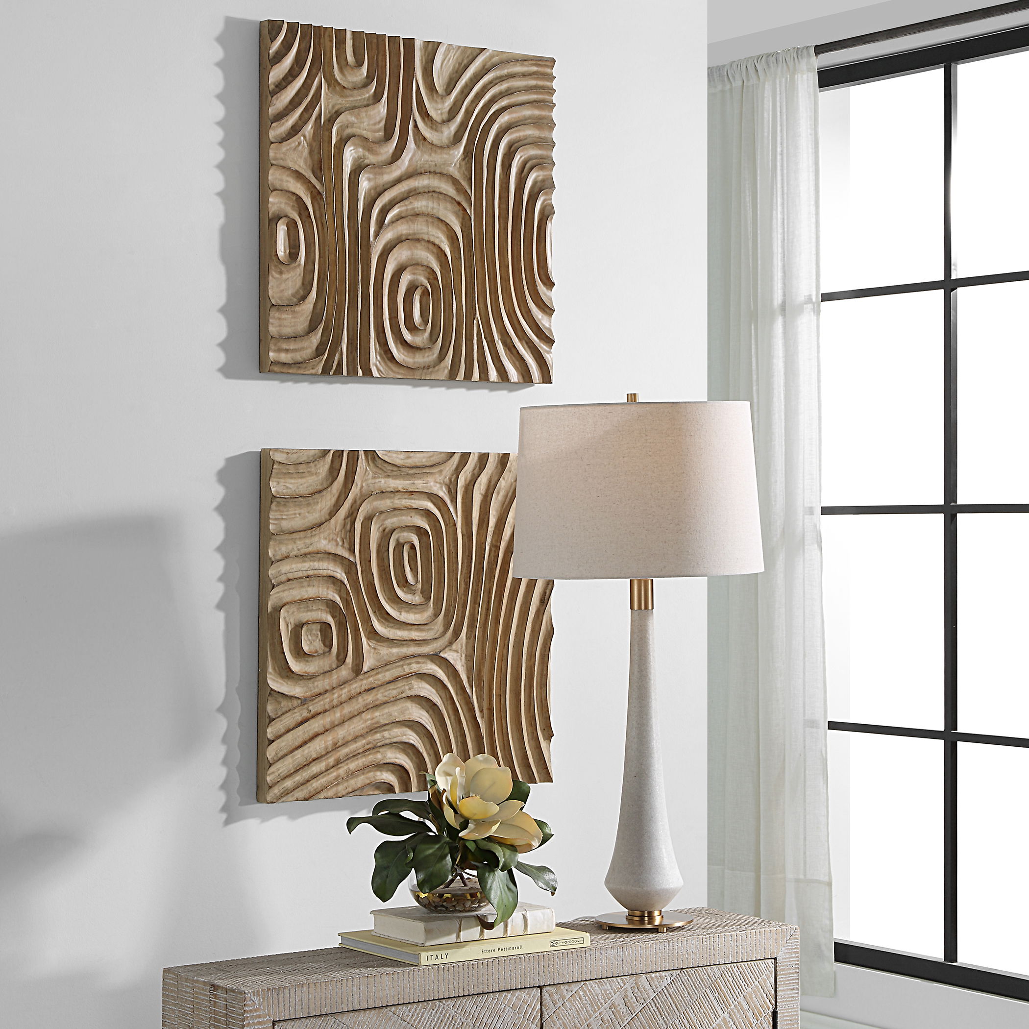 Channels Wood Wall Decor large image 