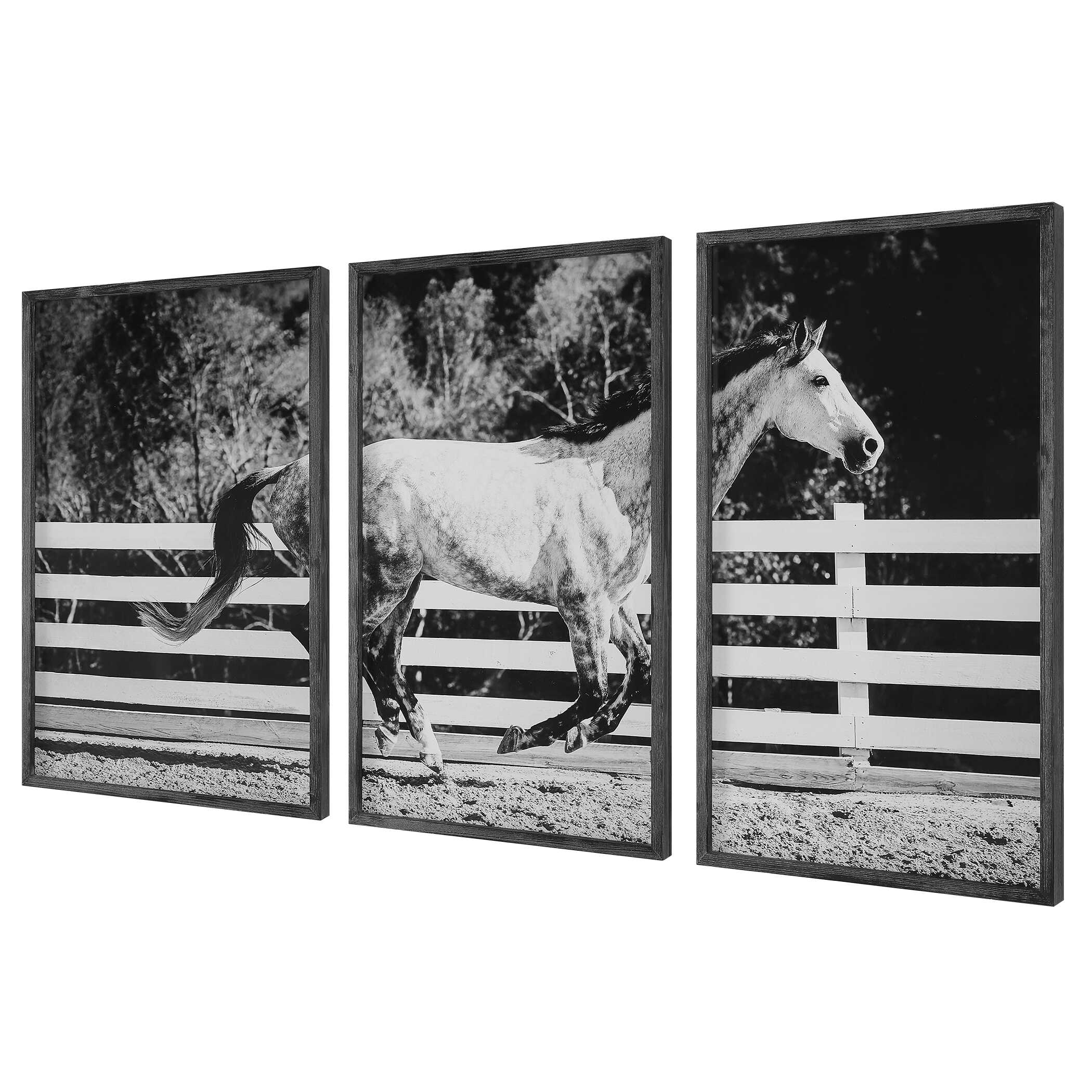 Galloping Forward Equine Prints Set/3 Galloping Forward Equine Prints Set/3 large image