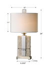 Bonea Stone Ivory Table Lamp thumbnail 2