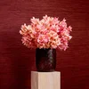 Bouquet Of Cymbidium Orchids Pink And Peach Tones Real Touch 36 Pcs/2Varieties, Artificial Plants & Flower by Eichholtz USA, 27.56" width x 19.5" height x 27.56" depth thumbnail 4