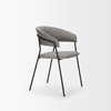 Carolyn Contoured Back Dining Side Chair | Gray Fabric with Metal, Dining Chair by Mercana, 20.5" length x 22.75" width x 31" height thumbnail 10