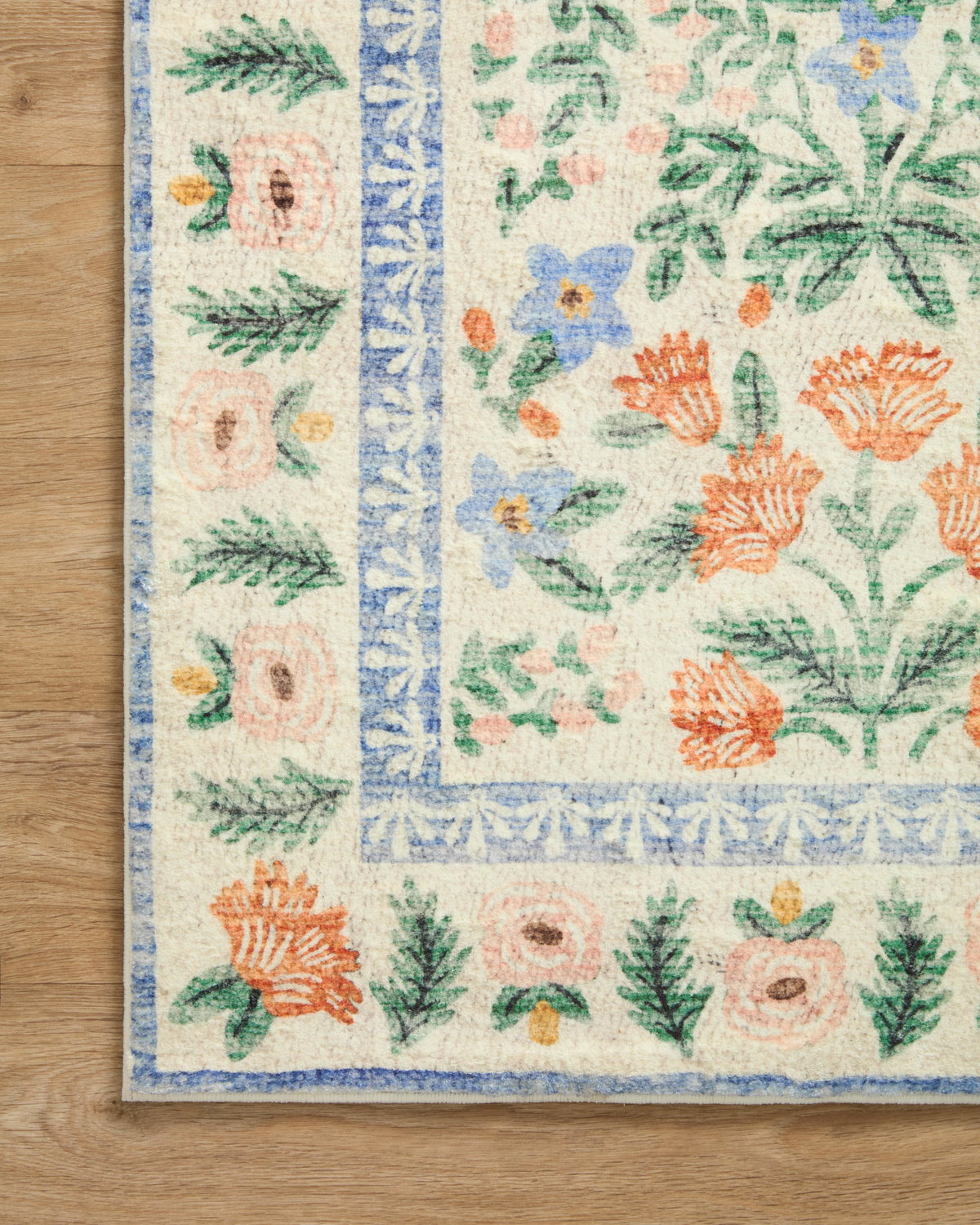 Rifle Paper Co. x Loloi Eden Rug, 2'6" length x 9'6" width View 5