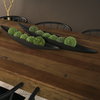 Piero Large Matte Black Metal Decorative Bowl, by Mercana, 39" length x 5" width x 4.33" height thumbnail 5