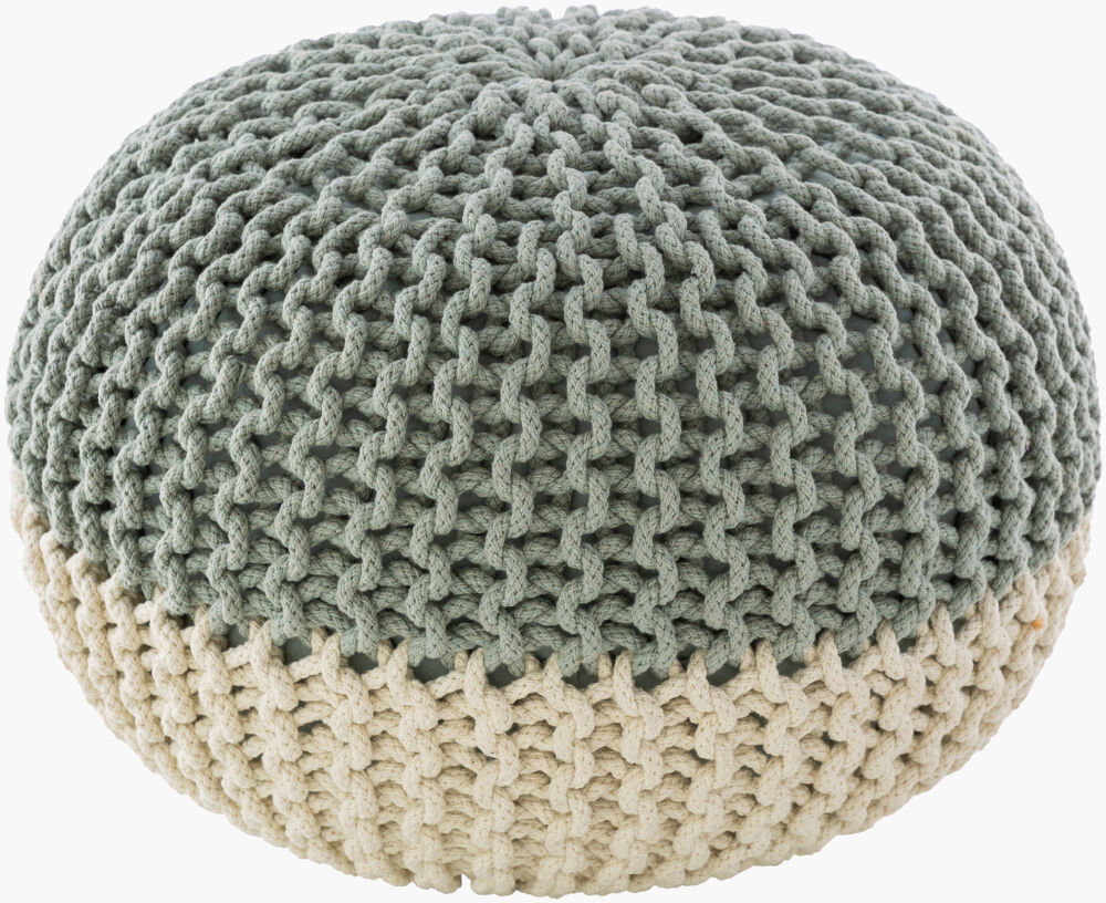 Malmo Pouf, Ottoman by Surya, 20" width x 14" height