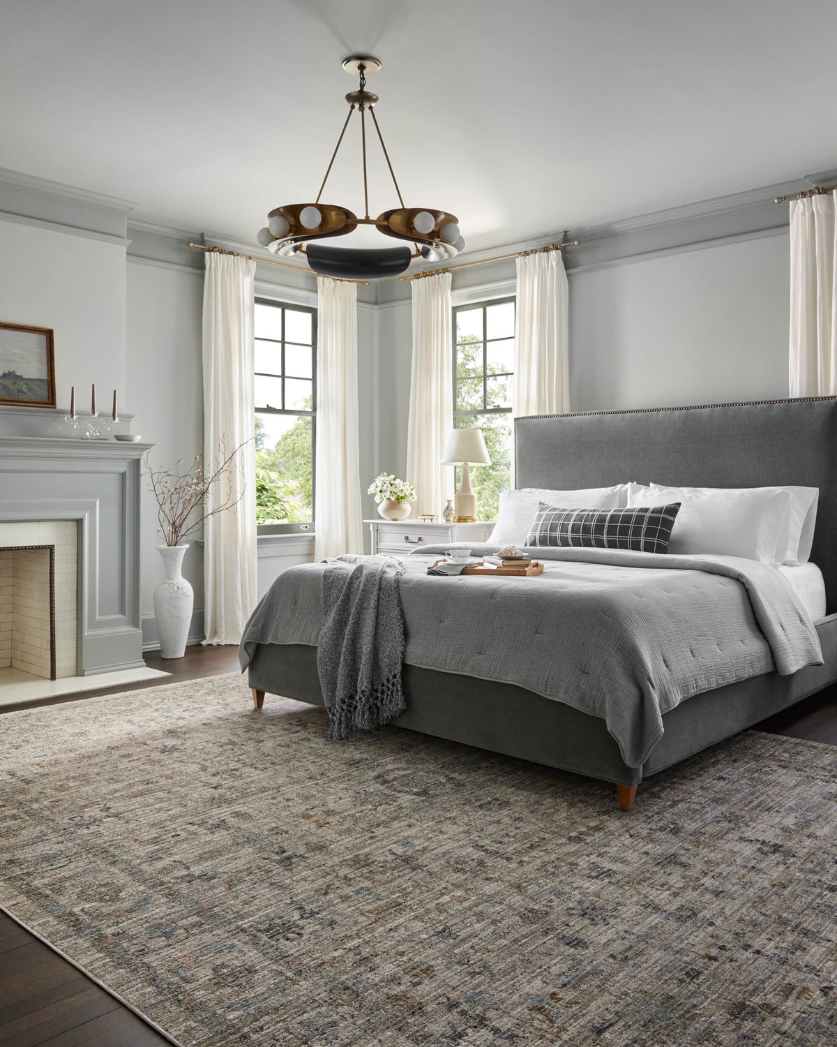 Jean Stoffer x Loloi Katherine Rug, 9'6" length x 9'6" width View 2