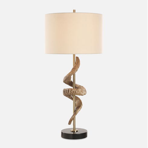 Rams Horn Table Lamp