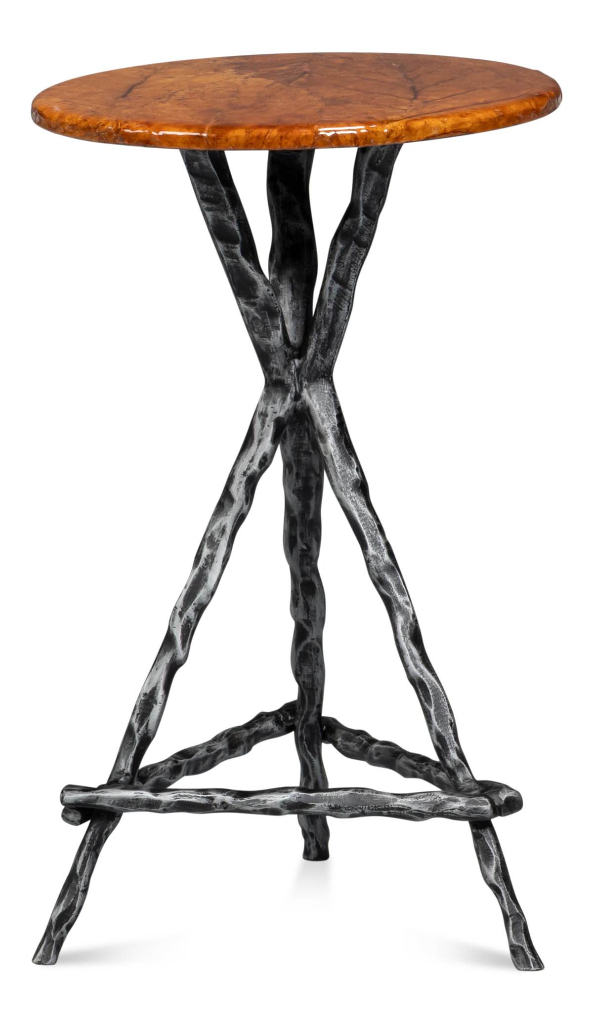 Planter's Table, by Sarreid, 1'2" length x 1'2" width x 2' height View 2